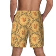 thumbnail image 2 of Lsque Mens Swim Trunks Cartoon Squirrel Pattern - Bathing Suit Compression Liner - Beach Swim Shorts Swimwear - (S-3XL) - Stretch Quick Dry -X-Large, 2 of 9