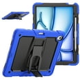 thumbnail image 6 of FJLBDE Case for iPad Air 13 Inch M3 2025 / M2 2024 12.9 inch (3rd/4th Gen), Rugged Shockproof Tablet Cases Cover with Kickstand Shoulder Strap, Blue, 6 of 7