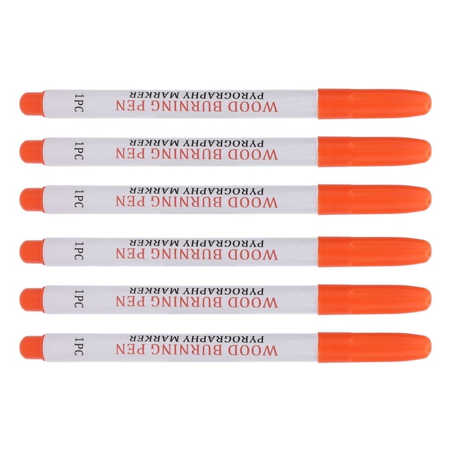 Rotulador Para Quemar Madera, Rotulador Para Madera, 6 Uds., Uso Práctico, Uso Versátil, Tinte Sensible Al Calor Para Pintura Artesanal