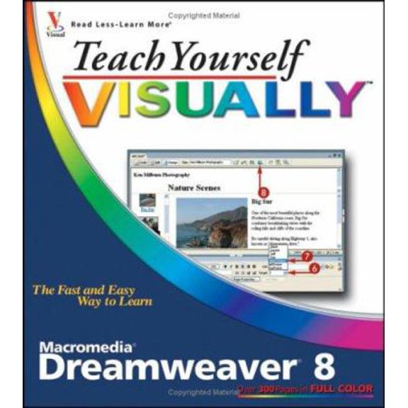 Pre-Owned Teach Yourself VISUALLY Macromedia Dreamweaver 8 (Paperback) 0764599984 9780764599989