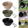 thumbnail image 3 of 310ml Camping Dish Sierra Cup Tableware Hiking Picnic lack Syrah Bowl, 3 of 6