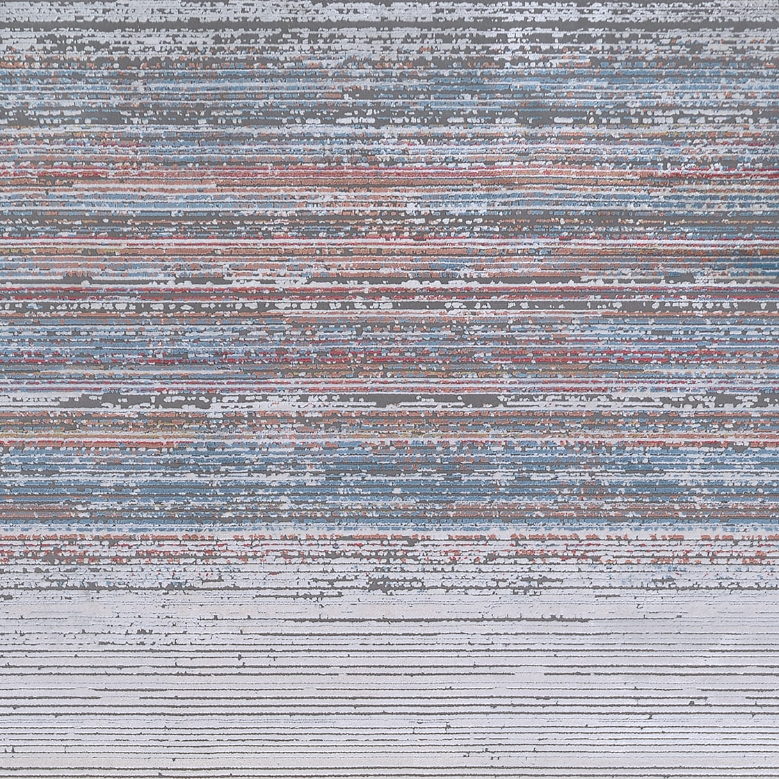 Couristan Siena Ombre 7'10" x 10'5" Multi-Ivory Area Rug