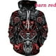 thumbnail image 4 of Sudadera con capucha con estampado 3D de samurái japonés, sudadera con personalidad, ropa de calle de hip hop, sudaderas con capucha estilo Harajuku para hombre, 4 of 5
