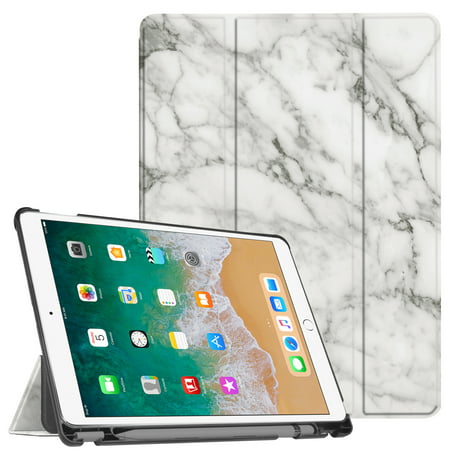 Fintie 10.5-inch iPad Air (3rd Gen) / iPad Pro SlimShell Case Cover with Apple Pencil Holder, Marble