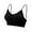Black, variant on Luxtrada V Neck Cami Bra Bralettes for Women Padded Seamless Bralette (Black,M)