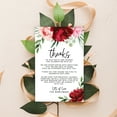 thumbnail image 4 of Koyal Wholesale Burgundy Blush Greenery Wedding Thank You Place Setting Cards for Table Reception, 56-Pack, 4 of 5