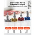 thumbnail image 2 of VEVOR PEX Pipe Expander Tool Kit, Manual Tubing Expansion Tool for 3/8", 1/2", 3/4", 1" PEX Pipes - with 4 Expanding Heads, Pipe Cutter & Carrying Case for Radiant Heating & Water Plumbing System, 2 of 9