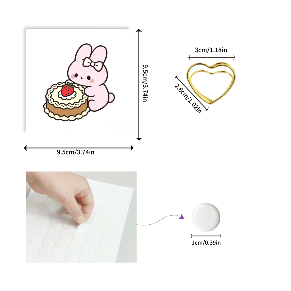 Double-Sided Original Design Sticky Notes - 100 Pcs, 100 Unique Coloring & Note-Taking Memo Pads