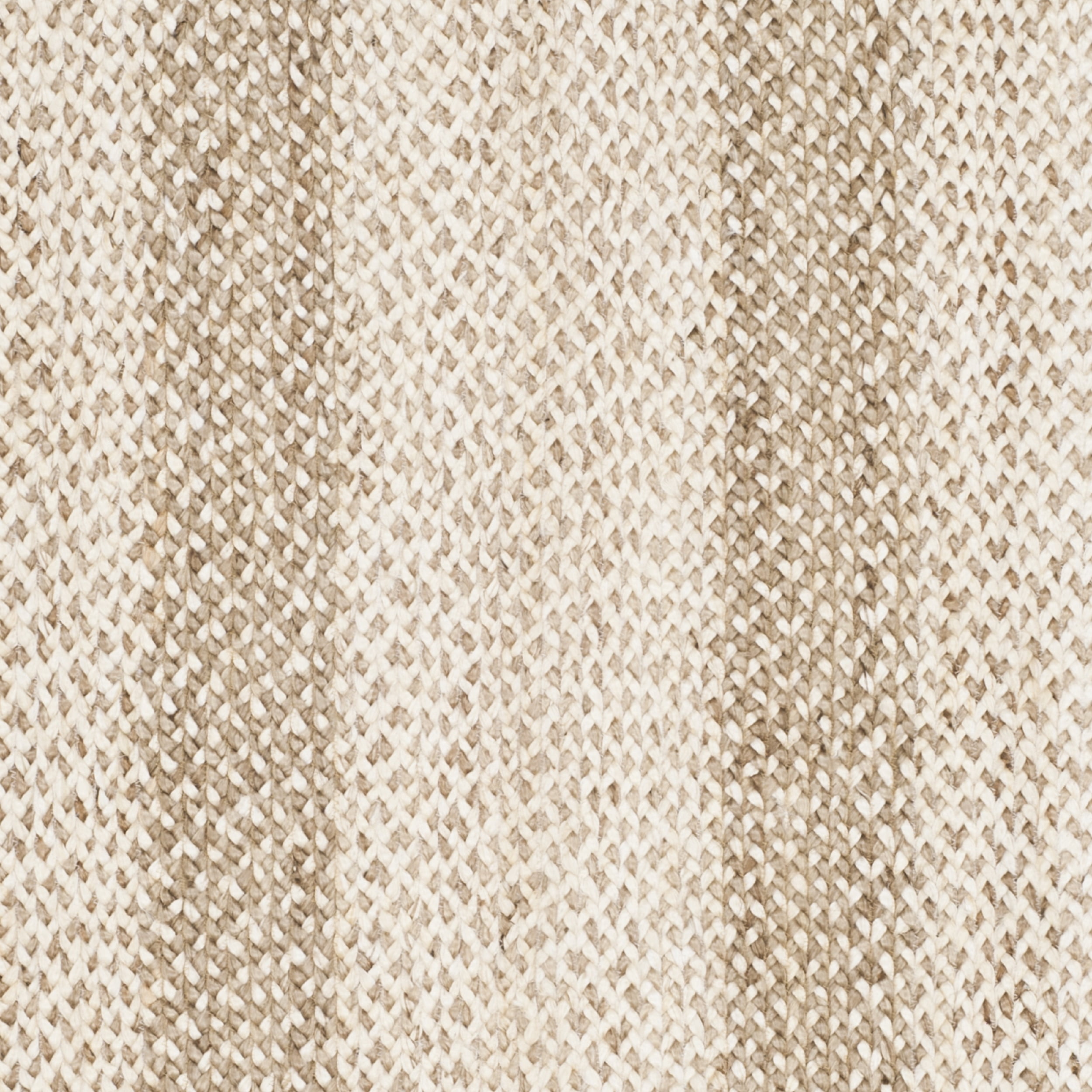 SAFAVIEH Natural Fiber Keisha Geometric Braided Jute Area Rug, Grey/Ivory, 4' x 6'
