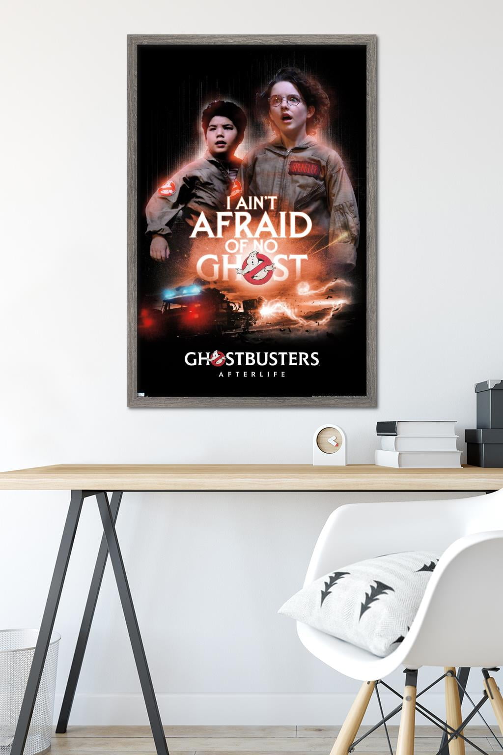 Ghostbusters: Afterlife - I Ain't Afraid Wall Poster, 14.725 x 22.375,  Framed 