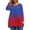 #A28-Red, variant on Womens Plus Size Tops Long Sleeve Tunics Vintage Floral Print Graphic T-Shirt Crew Neck Shirt Summer Casual Tunic Tops,L