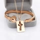 thumbnail image 4 of Set de pulsera y collar Uloveido SN300 para pareja, 4 of 6