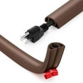 thumbnail image 2 of 1/3/5M Flexible Small Cable Duct,Self-Adhesive Base Cable Bridge for Power Cords, 2 of 10