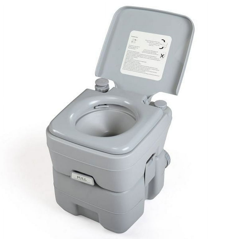 IMMERE Portable Toilet 5 Gallon Camping Porta Potty Durable Leak