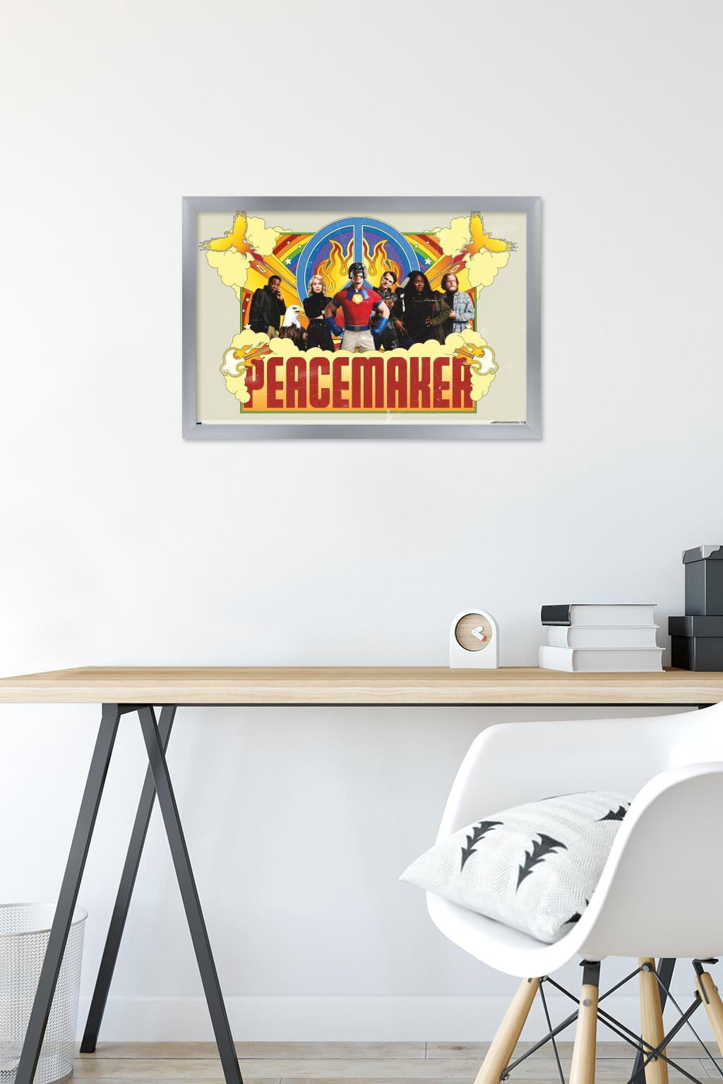 DC Comics TV Peacemaker - Group Wall Poster, 14.725" x 22.375" Framed
