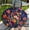 Floral Fantasy, variant on Round Fitted Tablecloth with Elastic Edge, Waterproof Stain Resistant Fabric Table Cover for 36"-65" Round Table, Indoor Outdoor Dining, Kitchen Decor, Camping, Holiday, Party