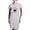 Heather Gray, variant on - Nanna Bear Grandma Gift T Shirt - Women's Nightshirt