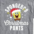 thumbnail image 3 of SpongeBob SquarePants - Christmas Pants - Men's Short Sleeve Graphic T-Shirt, 3 of 6