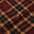 thumbnail image 6 of APEXFWDT Men's Sherpa-Lined Plaid Shirt Button Down Warm Flannel Plaid Jacket Colorblock Long Sleeve Layered Casual Outerwear,L,Red, 6 of 8