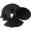 BG 12 Piece Drum Practice Pads - Silent Black Foam Quiet 12-Pcs Covers New Set