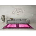 thumbnail image 3 of Ahgly Company Indoor Rectangle Oriental Pink Modern Area Rugs, 8' x 10', 3 of 4