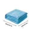thumbnail image 3 of Summer Savings! Boovnll Throw Blanket, 47x79" Super Soft Warm Thicken Solid Color Flannel Blankets, Machine Washable Microfiber for Indoor Bedroom, Couch, Sofa, Floor, Camping, Blanket, 3 of 4