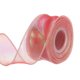 thumbnail image 1 of 40mm 9m Transparente Organza Cinta Brillo Gasa Cintas Borgoña Loto Hoja Borde para Regalo Envoltura Floral Ramo Boda Lazos Artesanías, 1 of 7