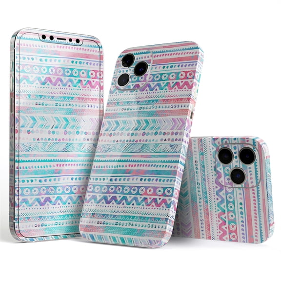 DesignSkinz Watercolor Ethnic Tribal V1 Full-Body Skin Decal Wrap Cover for iPhone 16