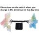 thumbnail image 4 of Luces de cuerda solares de mariposa para exteriores, 12 luces LED de mariposa led de mariposa para interiores al aire libre compatibles con el dormitorio Afortunado Sencillez, 4 of 5