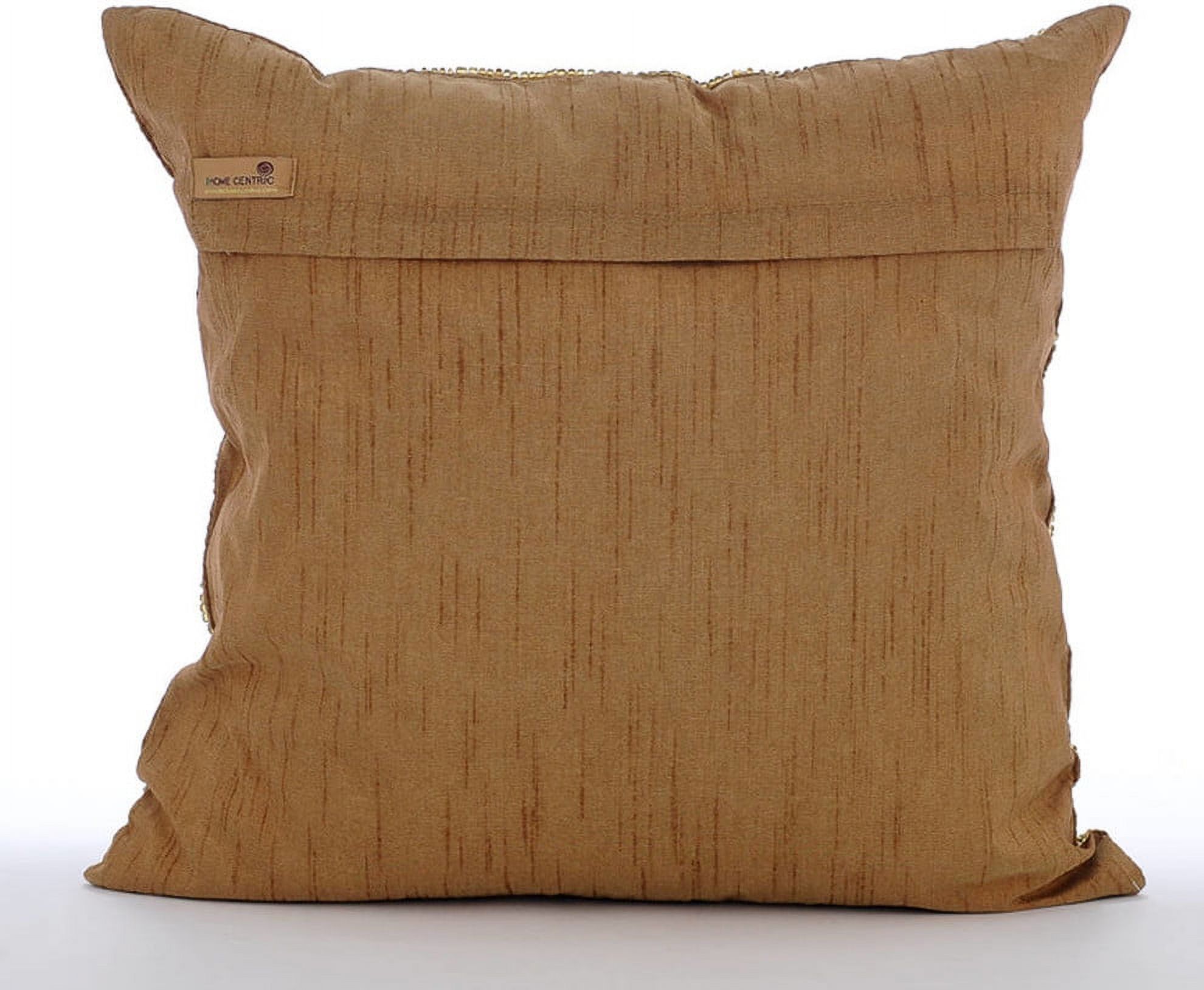 Pillow Case Covers With Zipper, Pillowcases, Pillow Covers 24x24 inch (60x60 cm) Gold, Silk Throw Pillow Covers, Handmade Pillow Covers, Contemporary, Abstract - Gold Fest