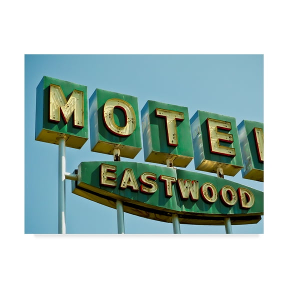 Trademark Fine Art 'Vintage Motel III' Canvas Art by Recapturist