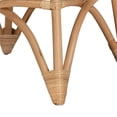 thumbnail image 4 of bali & pari Elani Modern Bohemian Natural Rattan Coffee Table, 4 of 8