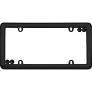 Cruiser Accessories 20650 Nouveau License Plate Frame, Black w/Fastener caps