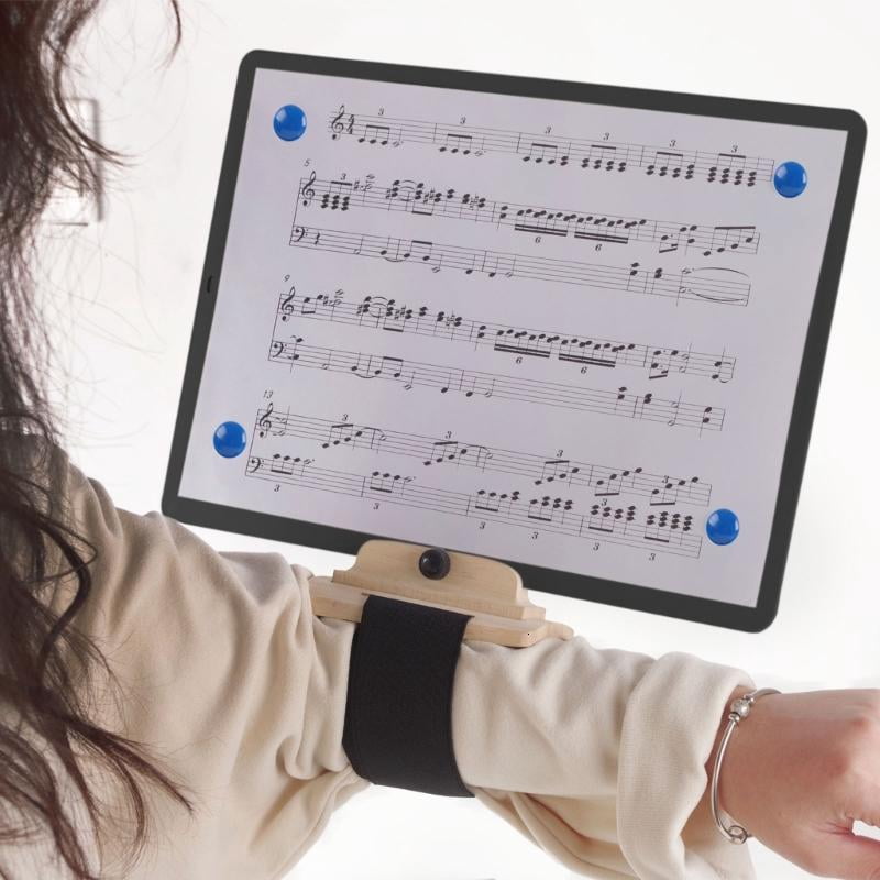CEORPER Portable Music Stand Trumpet Music Clip Music Sheet Holder for Saxophone