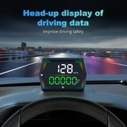 GPS Speedometer, Heads Up Display for Cars, Digital Speedometer for Cars with Speed,Overspeed Alarm, Fatigue Driving Reminder,Automatic Photosensitive, Applicable for All Cars