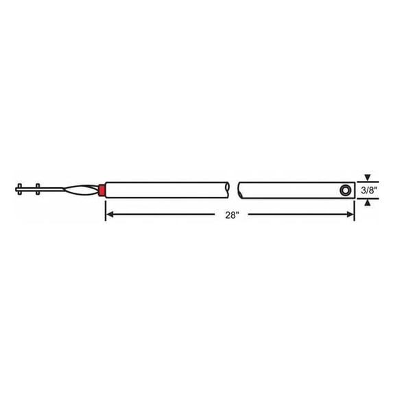 Manufacturer Varies Tube Balance,Tilt Window, 28" L 83-28R