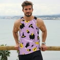 thumbnail image 6 of Fuzoiu Cute Halloween Print Men's Workout Tank Tops,Sleeveless Gym Shirt Quick Dry,Fitness Bodybuilding T-Shirt,Muscle Athletic Workout Tee-Large, 6 of 7