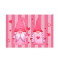 thumbnail image 2 of TIMIFIS Heureux Paillasson Floral Amour Coeur Intérieur Extérieur, 2 of 2