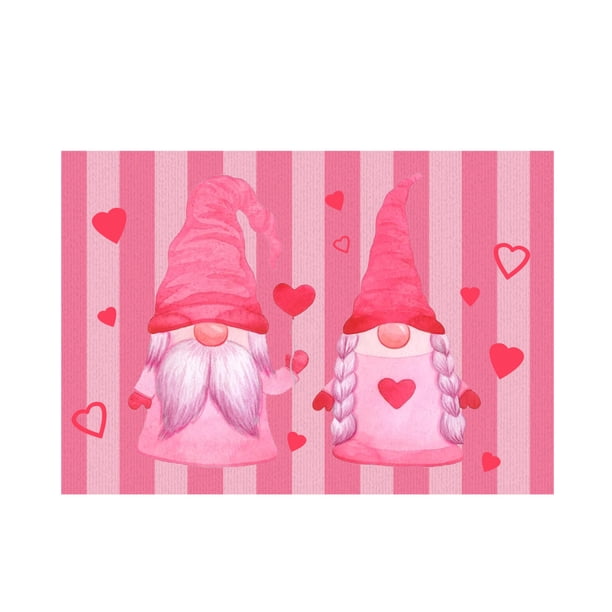 Día de San Valentín Alfombra Love Living Room Dormitorio Felpudo Holiday Floor Mat Gift Mat 80x120CM Wmkox8yii HFSH6342