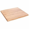 thumbnail image 2 of vidaXL Table Top Light Brown 60x60x(2-4) cm Treated Solid Wood Live Edge, 2 of 5