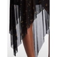 thumbnail image 3 of No Boundaries Asymmetrical Mesh Midi Skirt, Women's XXS-XXL, 3 of 4