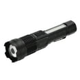 thumbnail image 1 of LED Bright Flashlight, 800LM Rechargeable 3 Main Lighting Modes LED White  Flashlight IPX4 Waterproof Aluminum Alloy With COB Work Light For Fishing, 1 of 8