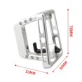 thumbnail image 3 of Folding Bike Front Carrier Bracket Adapter , 53x66x70MM, 3 of 7