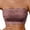Brown, variant on Women's Lace Push Up Bandeau - Strapless Cross Back with Side Support, Gathers Secondary Breasts for Confident Night Out Look