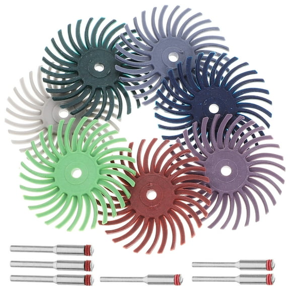 Radial Bristle Disc Abrasive Brush Wheel Wood Carving Rotary Tool Abrasive Bristle Disc Assortment