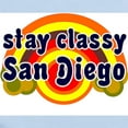 thumbnail image 2 of CafePress - FUNNY SHIRT STAY CLASSY SAN DIEGO T SHIRT GIFT Inf - Baby Light Bodysuit, Size Newborn - 24 Months, 2 of 4