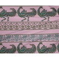 thumbnail image 4 of oneOone Polyester Lycra Fabric Floral & Peacock Block Print Fabric By Yard 56 Inch Wide, 4 of 4