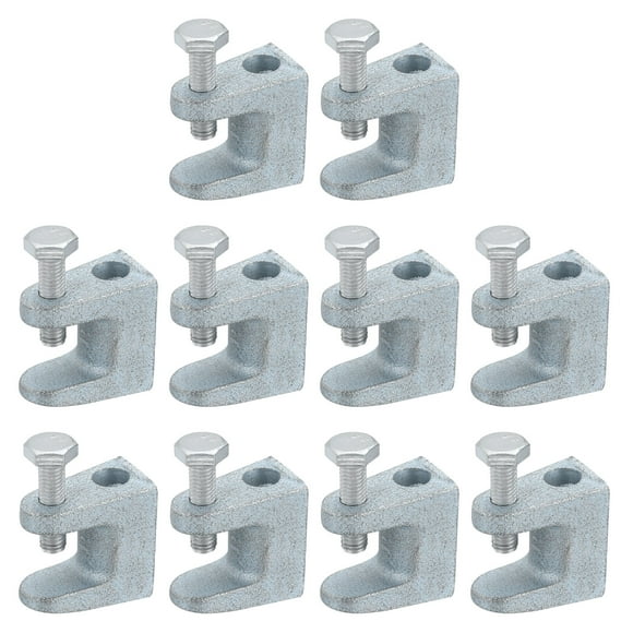 Uxcell 10 Pack Beam Clamp, 0.79 Inch Wide Jaw Opening C Clamps Metal Tiger Clamp