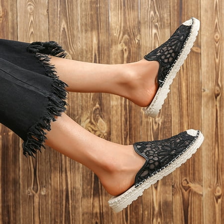 

Ykohkofe Fisherman Half Slippers Women s Spring Casual Flat Mesh Breathable Shoes