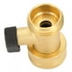 thumbnail image 4 of Antilog Conector de válvula, 3/4 DN20 Conector de Manguera de válvula de Bola de Paso Simple Recto de latón para Uso en jardín Ecomeon no, 4 of 5